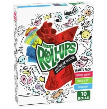 Betty Crocker Fruit Roll Up - Frucht-Snacks - Fruchtrollen für Kinder und Erwachsene - Fruchtgummi- Fruchtgelees - Geschmack Erdbeere